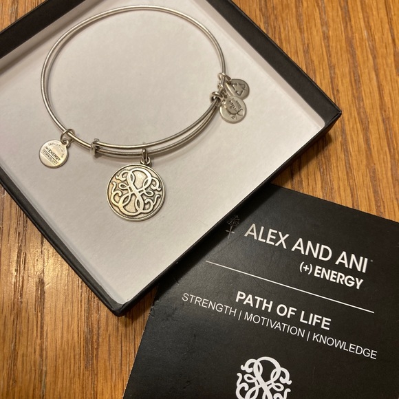 Alex & Ani Silver Path of Life Bracelet - Picture 3 of 5